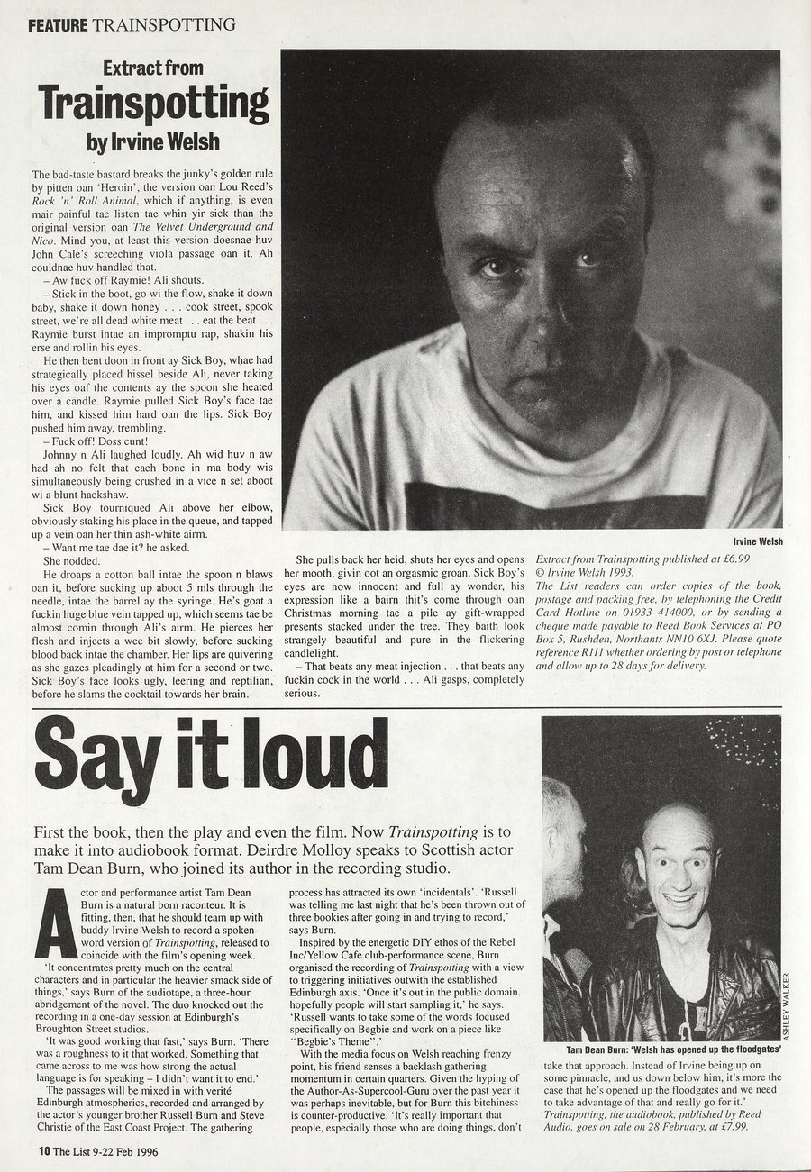 Irvine Welsh Archives - Writers Rebel